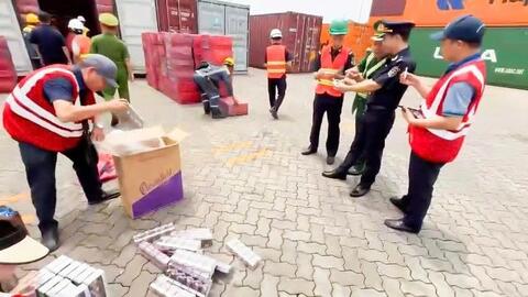 Triệt phá loạt vụ buôn lậu thuốc lá quy mô lớn