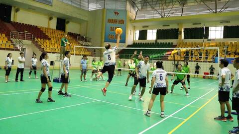 Sôi nổi giải thể thao truyền thống Công ty Môi trường - TKV 2025
