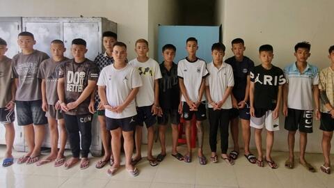 Thanh Hoá: Tạm giữ hình sự 14 đối tượng gây rối trật tự công cộng