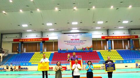 Bế mạc Hội khỏe công nhân viên chức, người lao động năm 2024