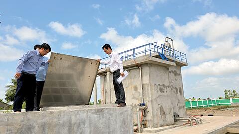 Phần lớn hộ dân nông thôn vùng ĐBSCL được sử dụng nước sạch từ công trình cấp nước tập trung 