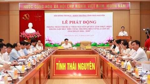 Thái Nguyên quyết tâm thực hiện mục tiêu tăng trưởng 2 con số