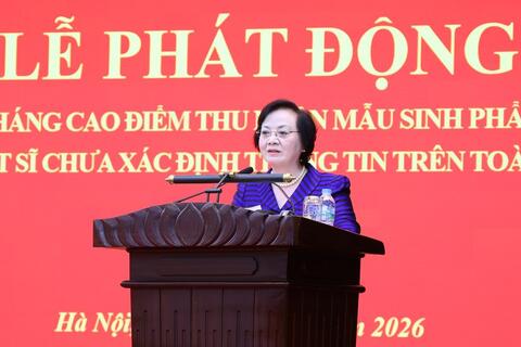 Phát động cao điểm thu nhận ADN, mở thêm cơ hội xác định danh tính liệt sĩ
