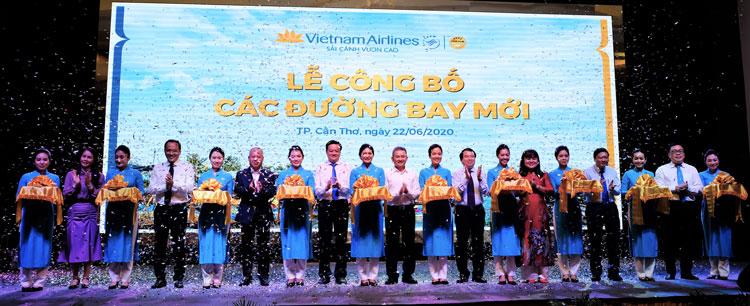 Công bố các đường bay mới của Vietnam Airlines giữa Cần Thơ và các thành phố Vinh, Hải Phòng, Buôn Ma Thuột và Đà Lạt