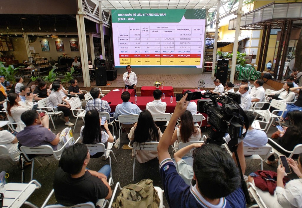 Đường sách TP Hồ Chí Minh thông tin về hoạt động 6 tháng đầu năm 2025