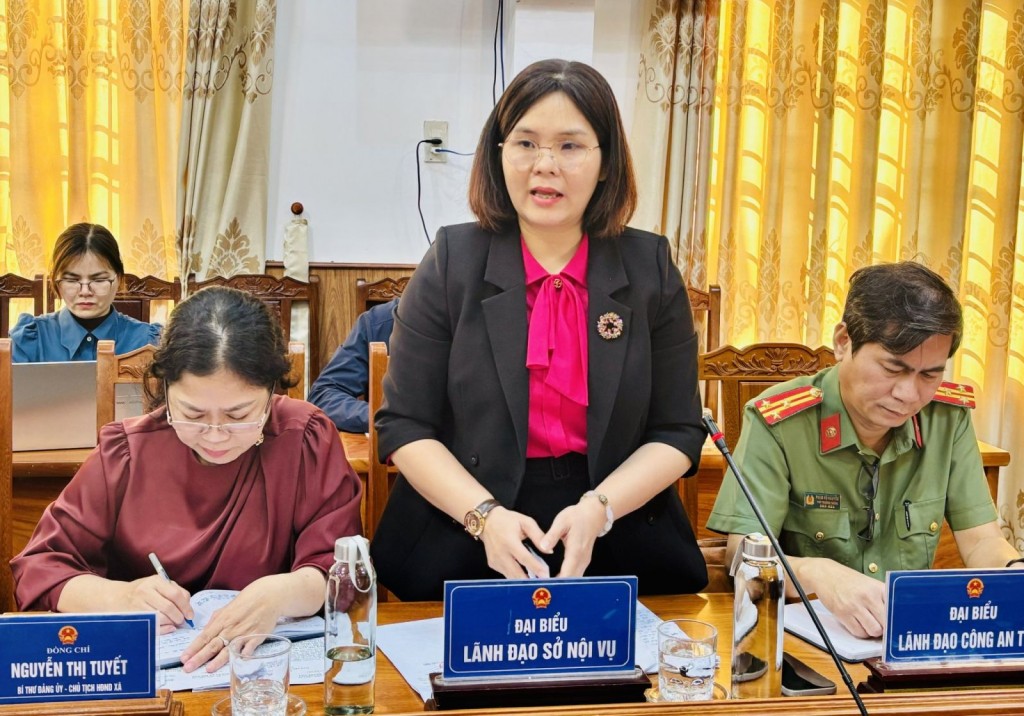 Lãnh đạo Sở Nội vụ tỉnh Gia Lai hướng dẫn một số nội dung trong công tác bầu cử