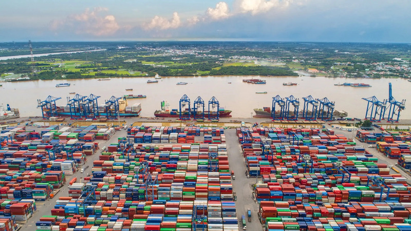 Hệ thống cảng biển và logistics được xem là một trong những trụ cột nâng cao năng lực cạnh tranh của TP.HCM trong giai đoạn phát triển mới. Ảnh: TTCL