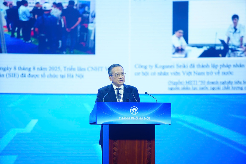 Ông Ozasa Haruhiko, Trưởng đại diện Tổ chức Xúc tiến thương mại Nhật Bản (JETRO) tại Hà Nội