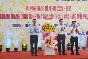 Phân bón Cà Mau đồng hành cùng giáo dục xã Bắc Sơn