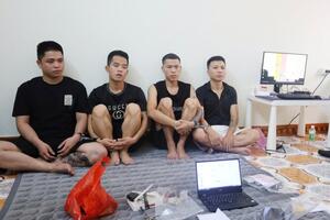 Lạng Sơn: Nhóm đối tượng tổ chức sử dụng trái phép về ma tuý, lừa đảo chiếm đoạt tài sản