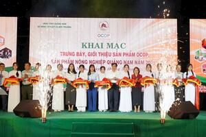 Quảng Nam: Đa dạng sản phẩm OCOP tại triển lãm năm 2025