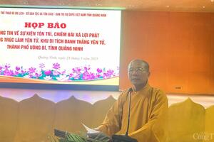 Quảng Ninh: Tôn trí, chiêm bái xá lợi Đức Phật tại Yên Tử trong 4 ngày