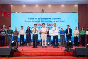 Vinamilk góp dinh dưỡng, thêm nụ cười cho thiếu nhi cả nước