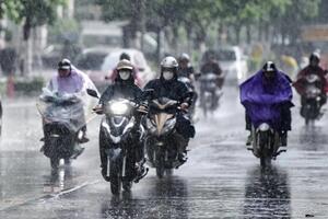 Nhiều khu vực có mưa rào và dông
