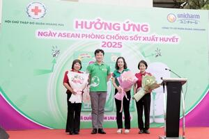 Diana Unicharm phát động lễ ra quân hưởng ứng ngày ASEAN phòng chống sốt xuất huyết 2025