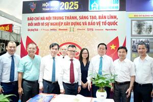 Ấn tượng những gian hàng trưng bày tại Hội Báo toàn quốc 2025
