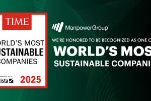 ManpowerGroup nằm trong danh sách các công ty bền vững nhất thế giới năm 2025 của Tạp chí TIME
