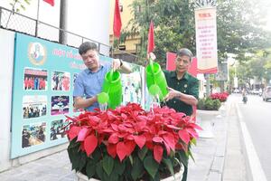 Tuyến phố nở hoa, môi trường thêm sạch đẹp