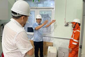 Lãnh đạo EVNCPC kiểm tra công tác ứng phó bão tại Huế và Quảng Trị