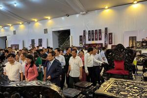 Ấn tượng gian trưng bày tinh hoa làng nghề Hà Nội
