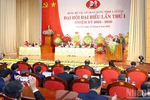 Đại hội Đảng bộ tỉnh Lào Cai diễn ra từ ngày 28 - 30/9/2025