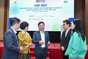 Họp báo công bố 'Tuần lễ Thương mại điện tử quốc gia và Ngày mua sắm trực tuyến 2025'