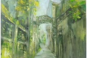 Giữ hồn làng cổ qua nét cọ