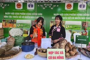Lai Châu: Khai mạc Ngày hội sản phẩm vùng đồng bào dân tộc thiểu số
