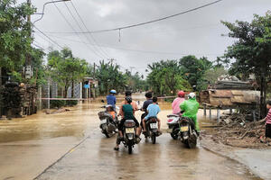 Miền Trung: Mưa lớn ngập lụt diện rộng, hơn 31.000 hộ dân mất điện