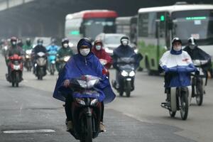 Miền Bắc rét vào ban đêm, miền Nam mưa dông