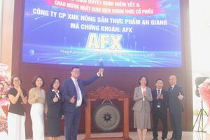 Cổ phiếu AFX của Công ty Xuất nhập khẩu Nông thủy sản An Giang chính thức lên sàn HOSE