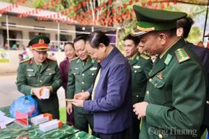 Lai Châu: Tết sớm ở Nà Vàng với 'Xuân Biên phòng ấm lòng dân bản'