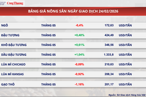 Giá đậu tương tăng tới gần 0,5% lên mức 424,5 USD/tấn