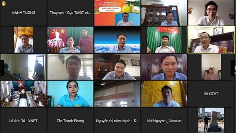 Kết nối đưa bưởi Phúc Trạch lên sàn thương mại điện tử
