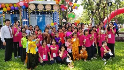Gần 500 trẻ tham gia Ngày hội thiếu nhi