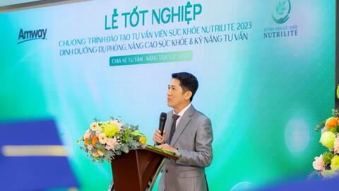 182 học viên tốt nghiệp tư vấn viên sức khỏe dinh dưỡng Nutrilite