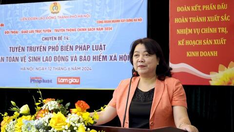 Phổ biến pháp luật an toàn lao động đến hơn 200 công nhân
