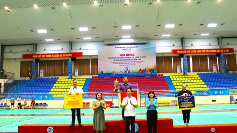 Bế mạc Hội khỏe công nhân viên chức, người lao động năm 2024