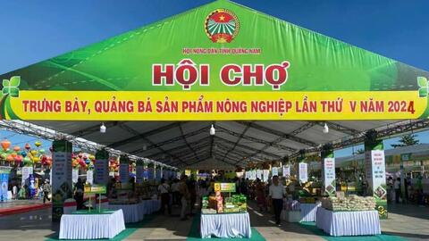 Hội chợ sản phẩm nông nghiệp Quảng Nam, không gian mua sắm lý tưởng