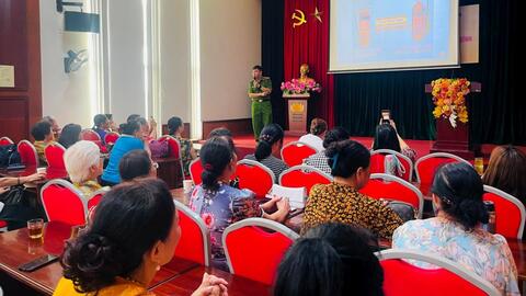 Tập huấn kỹ năng phòng cháy cho hơn 150 cán bộ phụ nữ