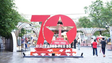 Giới trẻ hào hứng tham gia các hoạt động tại Festival Thu Hà Nội