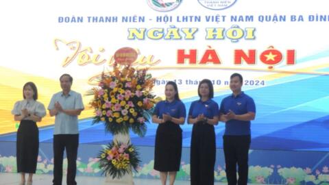 Sôi động ngày hội “Tôi yêu Hà Nội” của thanh niên Ba Đình