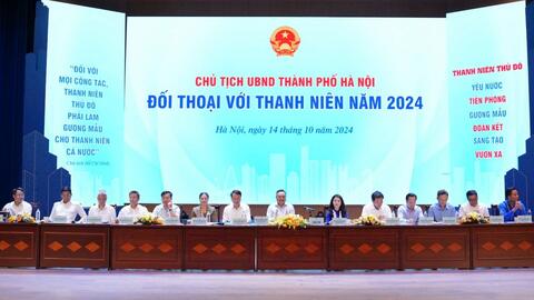 Khai mạc trọng thể Đại hội đại biểu Hội LHTN Việt Nam TP Hà Nội lần thứ VIII