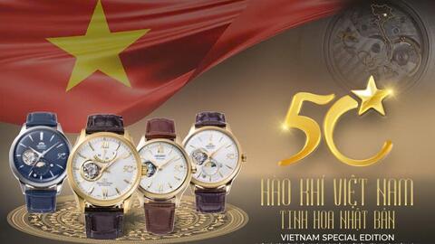 Những chiếc đồng hồ với bản đồ Việt Nam do người Nhật sản xuất