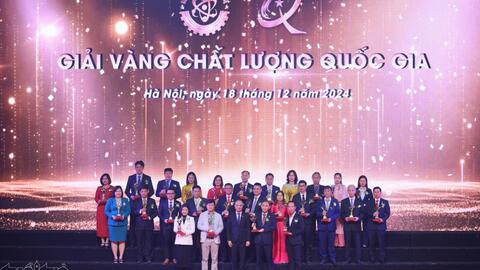 Nhựa Tiền Phong 4 lần nhận Giải thưởng Vàng chất lượng quốc gia