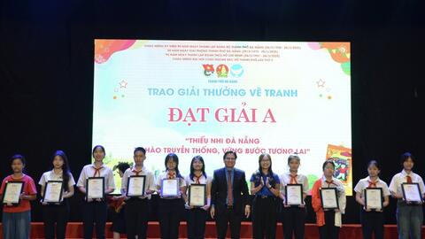 200 tác phẩm triển lãm thể hiện tình cảm thiếu nhi với Đà Nẵng