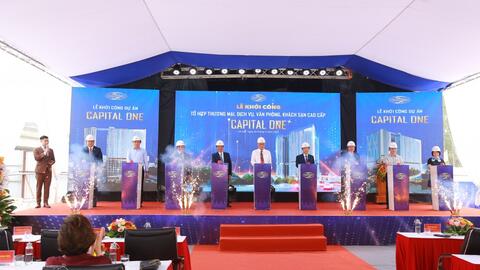 Vinaconex khởi công dự án Capital One trên "đất vàng" Thủ đô