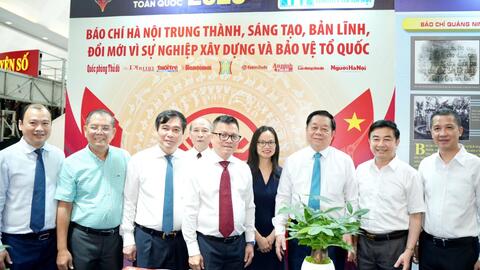 Ấn tượng những gian hàng trưng bày tại Hội Báo toàn quốc 2025