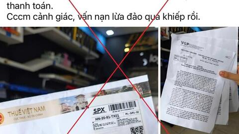 Giả mạo văn bản cơ quan thuế để lừa đảo doanh nghiệp và người dân