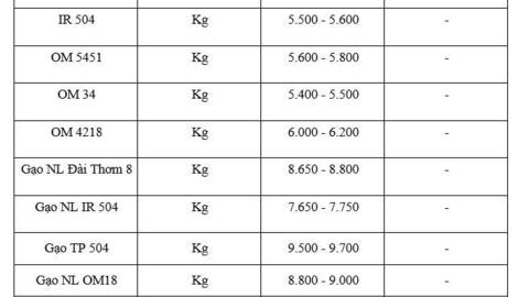Giá lúa gạo hôm nay ngày 27/1/2026: Thị trường trầm lắng